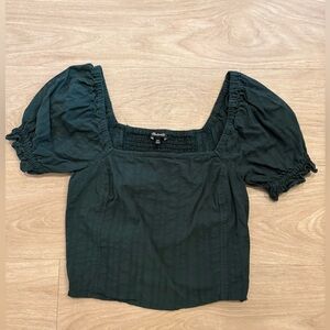 Madewell green top